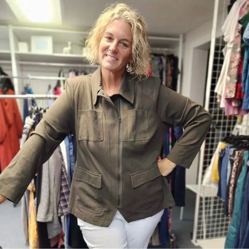 Cabi Army Green Jacket - Size XXL